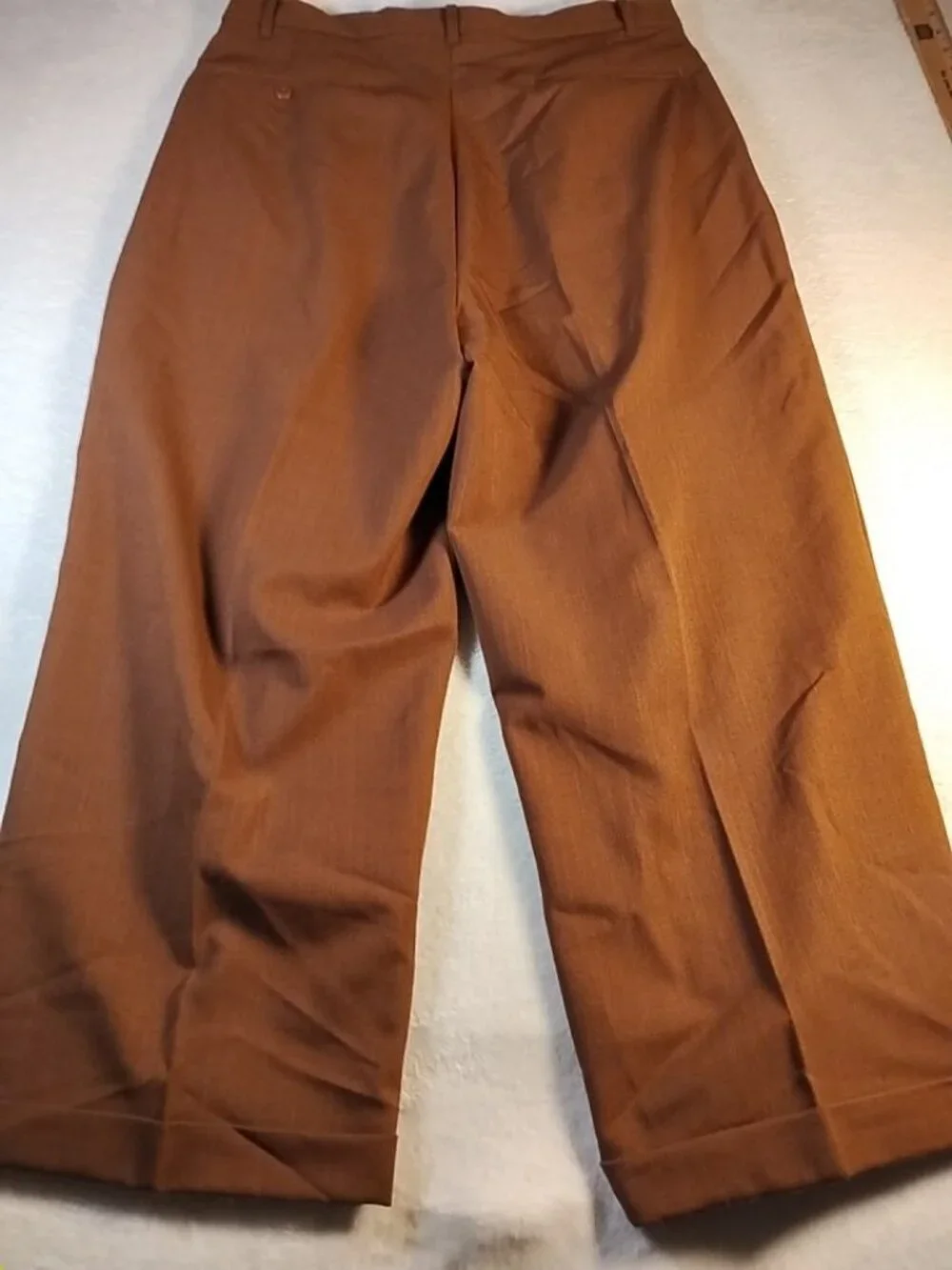 Vintage Smokey Joes Zoot Suit Pants Pleated Wide Leg Cuffed 40s Dance Size 36 L